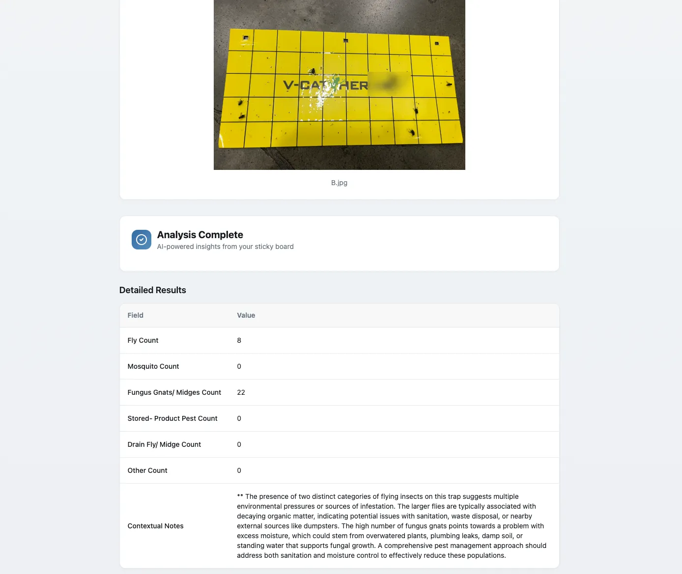 AI-Powered Sticky Trap Analysis